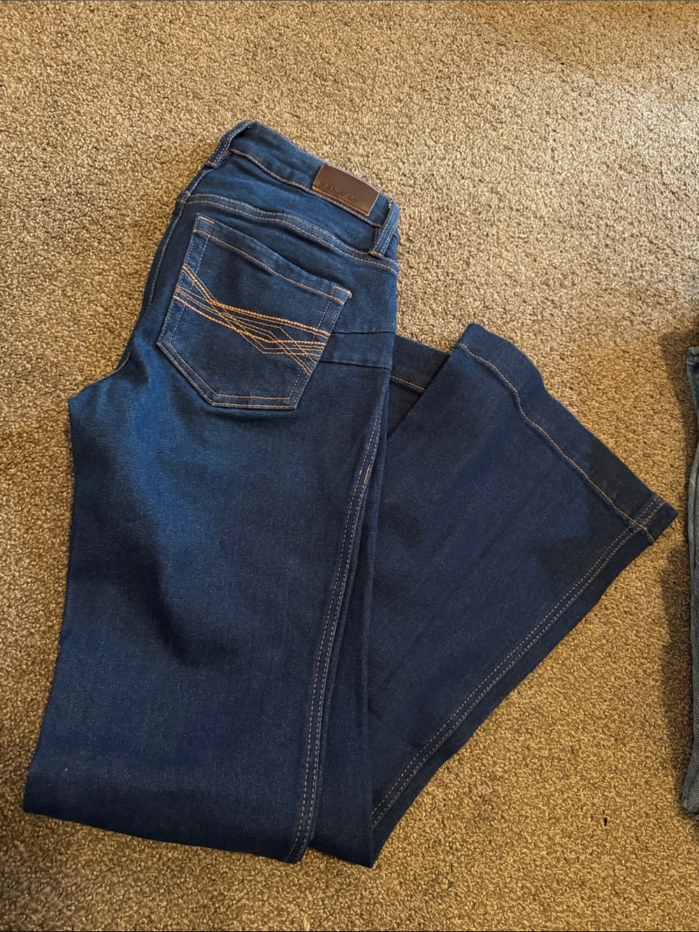 Women’s Dark Blue Bootcut Jeans - Classic Fit